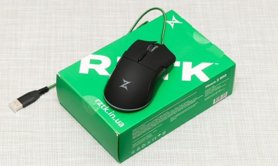 Огляд ігрової миші RZTK Z 500