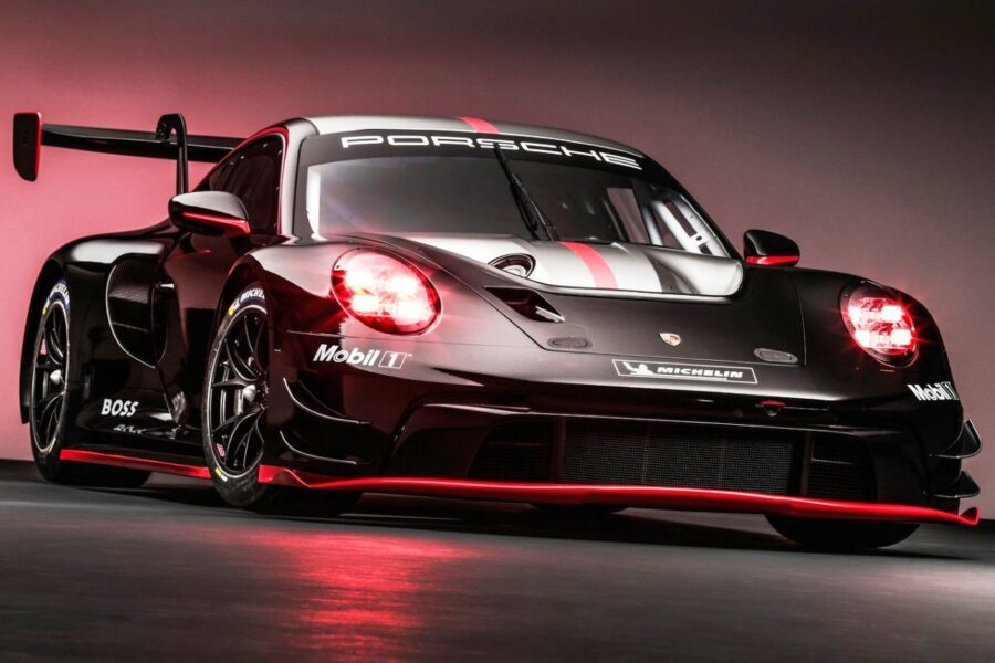 New racing cars from Ferrari, McLaren, Porsche