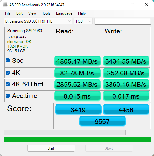 Samsung SSD 980 Pro drive review