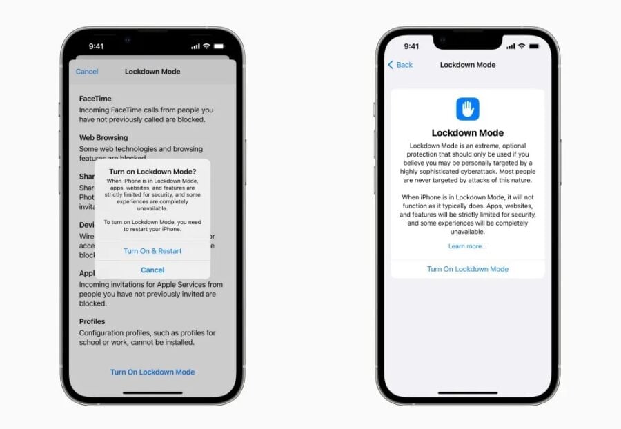 Apple iOS 16, iPadOS 16 and macOS Ventura will receive Lockdown Mode — “extreme” protection against cyber attacks and spyware