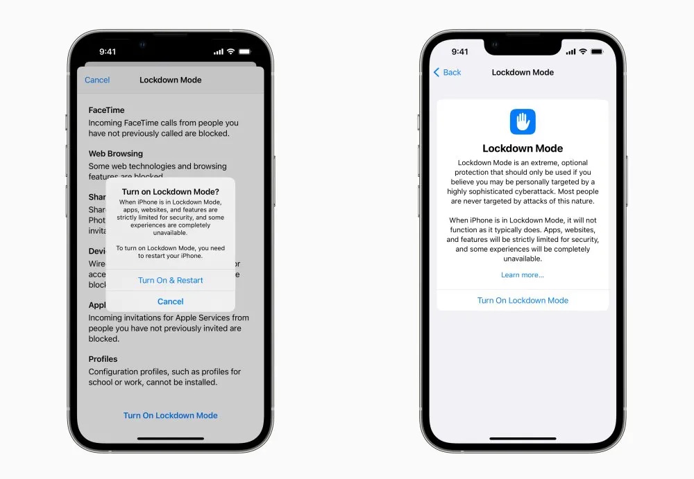 Apple iOS 16, iPadOS 16 and macOS Ventura will receive Lockdown Mode — "extreme" protection against cyber attacks and spyware
