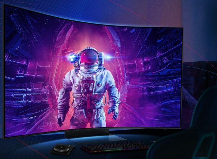 The Samsung Odyssey Ark: a curved 55-inch monitor that is now available for pre-order