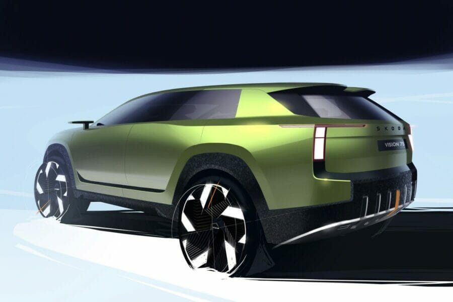 Concept car SKODA VISION 7S: new images