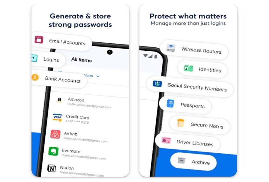 The mobile version of 1Password has received a major update