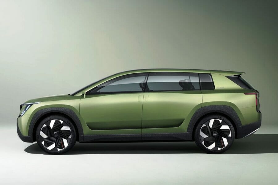 Concept car SKODA Vision 7S is officially presented: a hint of a large electric crossover