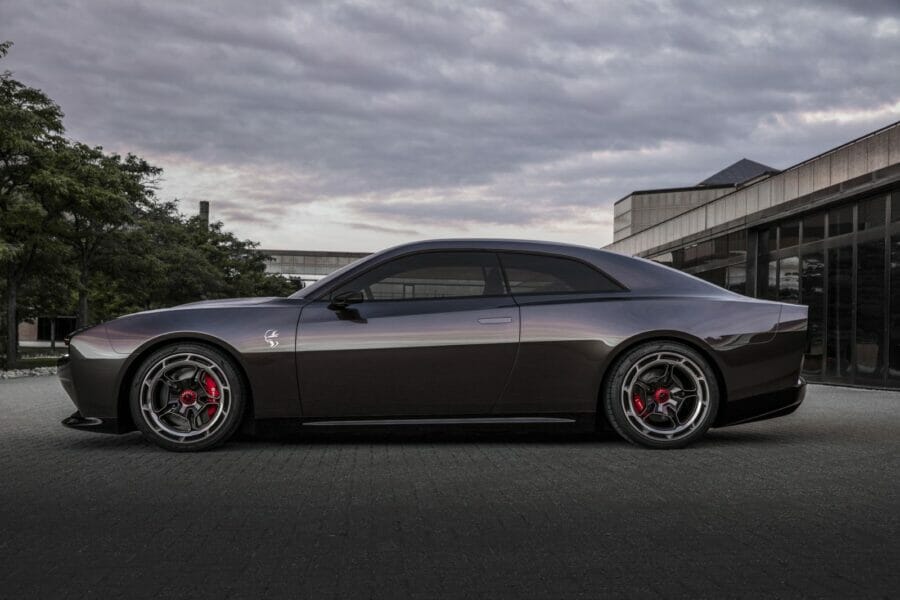 Dodge showed the electric Charger Daytona SRT concept, demonstrating exactly how the company will delight muscle car fans with the sound of its EVs