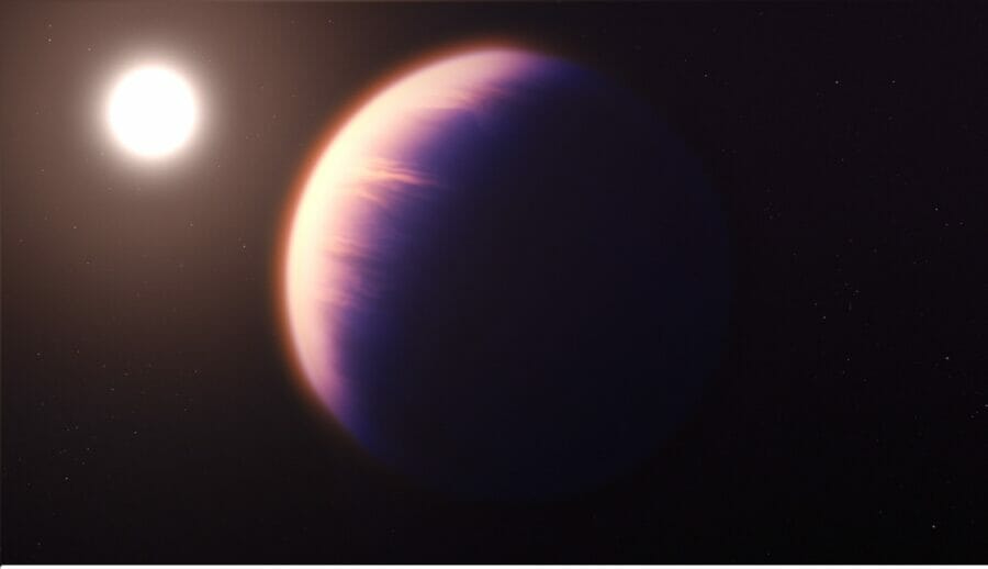 Телескоп Вебба знайшов вуглекислий газ в атмосфері екзопланети за межами Сонячної системи