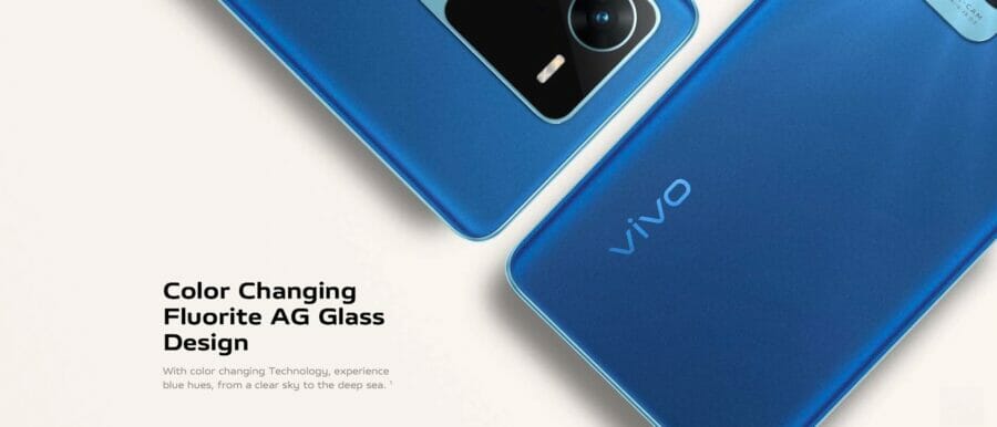 Представлено vivo V25 Pro — новий смартфон, який змінює колір під дією сонячних променів