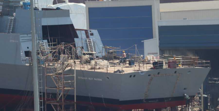 In Turkey, the construction of the hull of Hetman Ivan Mazepa corvette for the Navy of Ukraine is completed