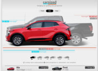 Carsized, a website for comparing car sizes