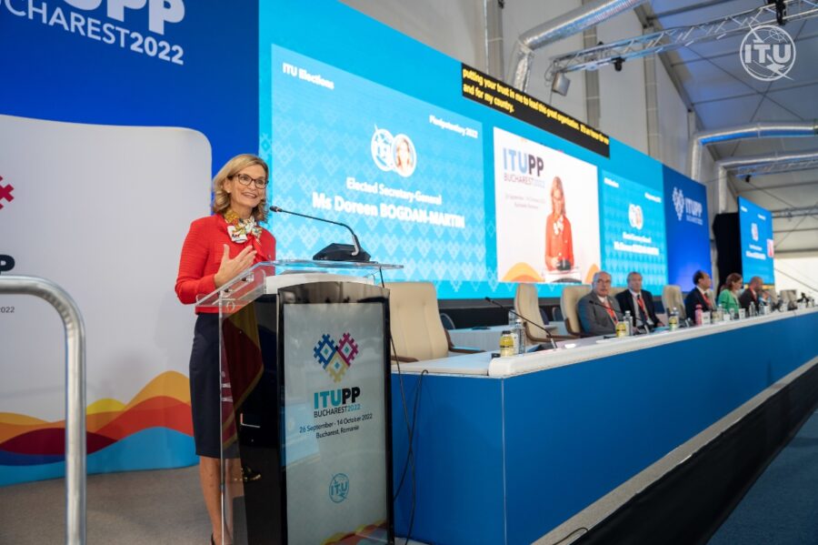Doreen Bogdan-Martin has become the first woman to be elected as secretary-general of the International Telecommunication Union