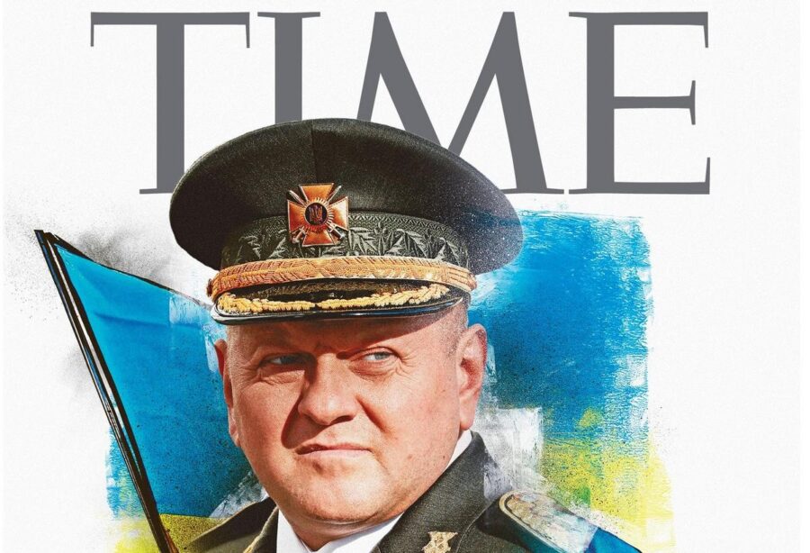 Головнокомандувач ЗСУ генерал Валерій Залужний на обкладинці журналу TIME