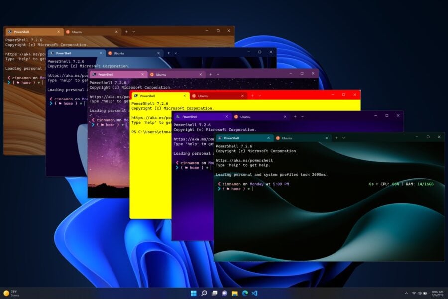 У Windows Terminal з’явиться підтримка кольорових тем