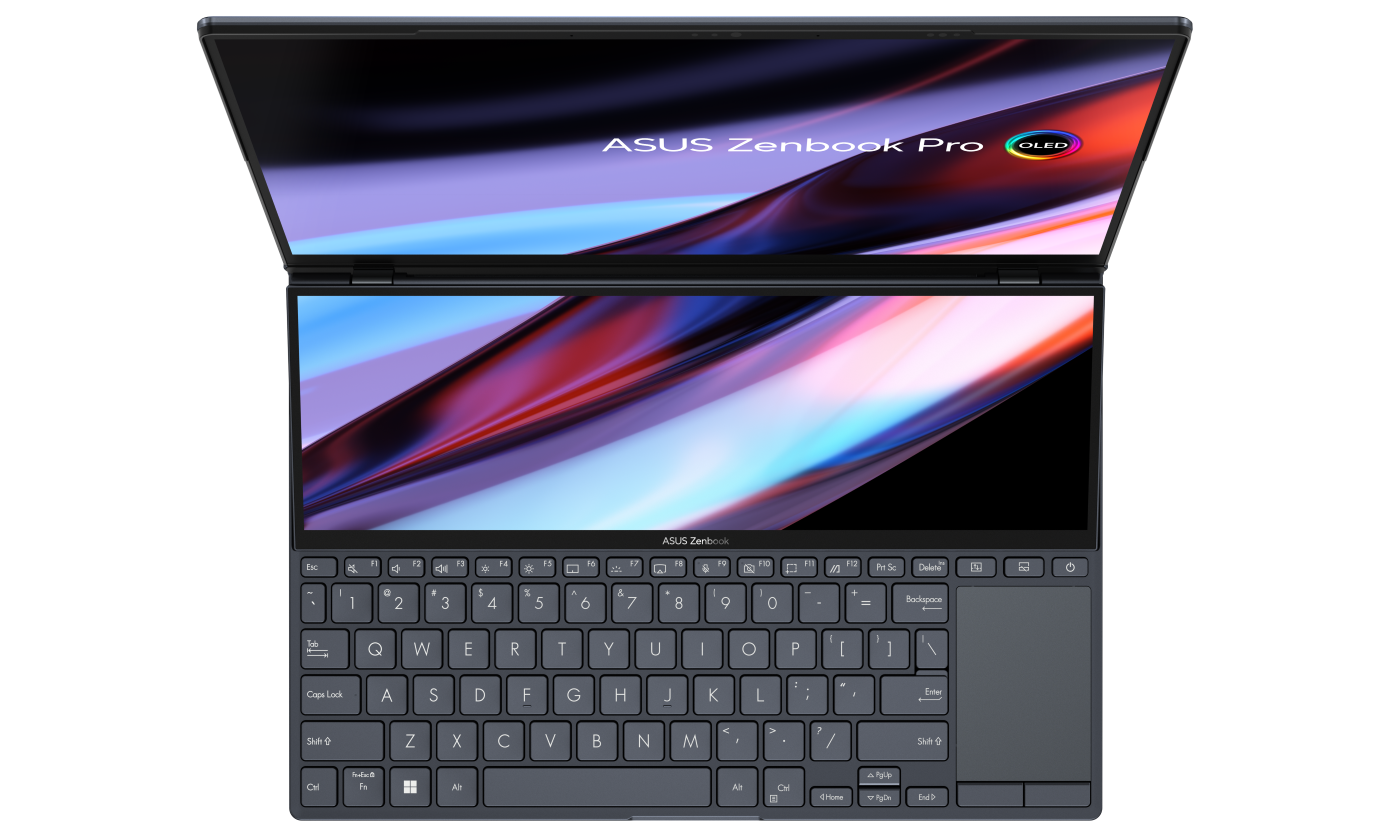 Компактний двоекранний ноутбук ASUS Zenbook Pro 14 Duo OLED вже доступний в Україні