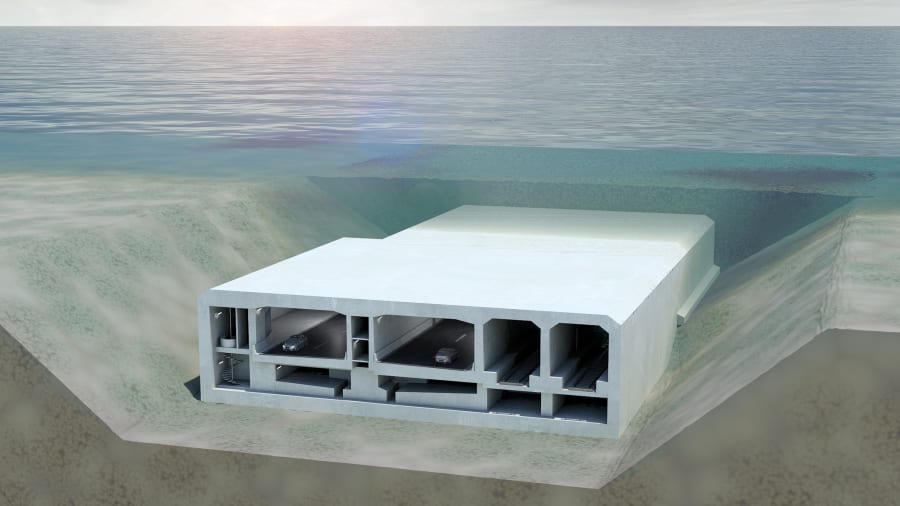 Denmark and Germany are building the longest immersed tunnel