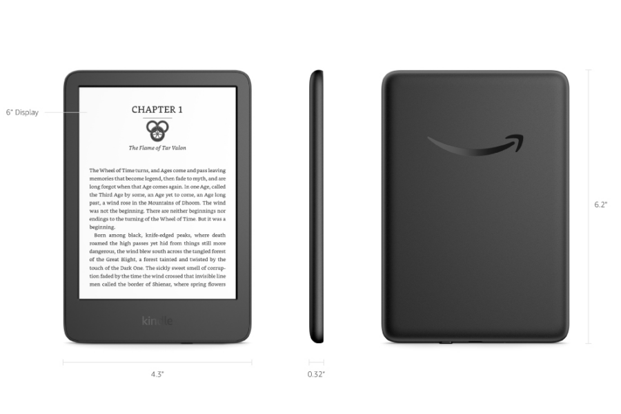 Amazon showed an updated Kindle: with USB-C and a high-resolution display