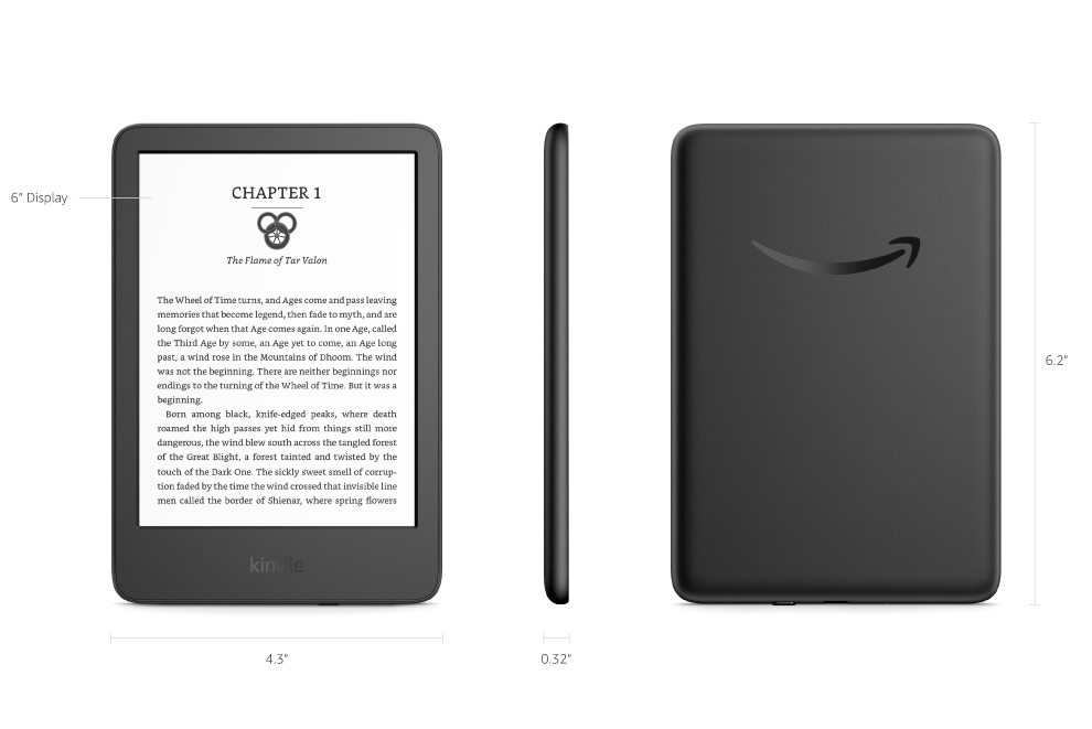Amazon показала оновлений Kindle: з USB-C та дисплеєм високої роздільної здатності
