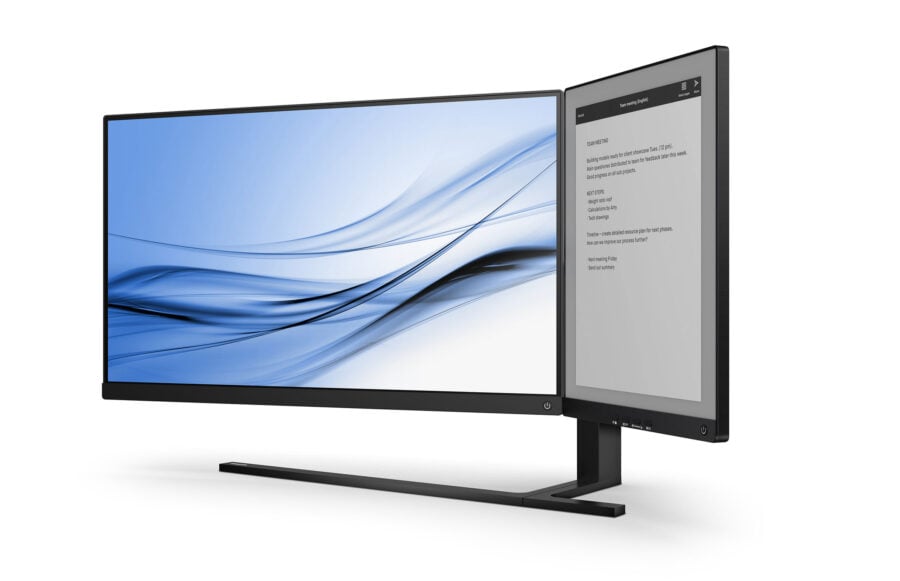 "2-in-1": Philips 24B1D5600 monitor with additional e-ink screen