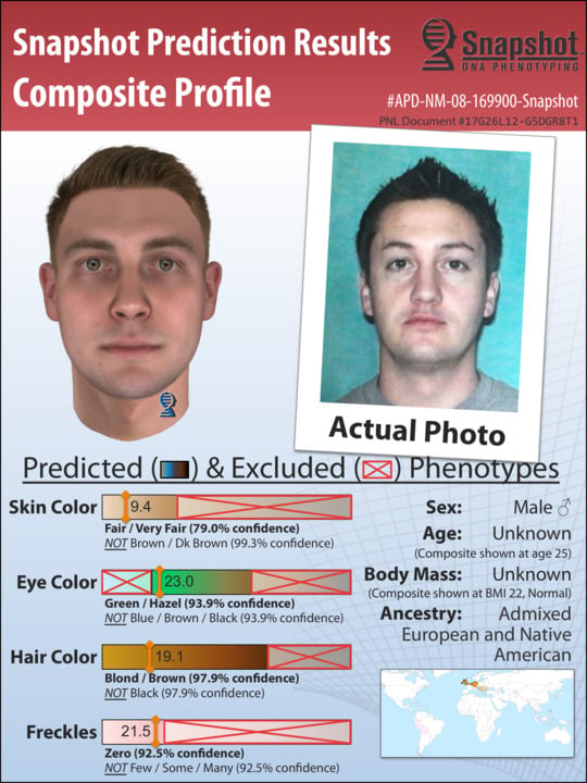 Police in the US tried to use DNA to create a 3D image of a suspect, but faced criticism