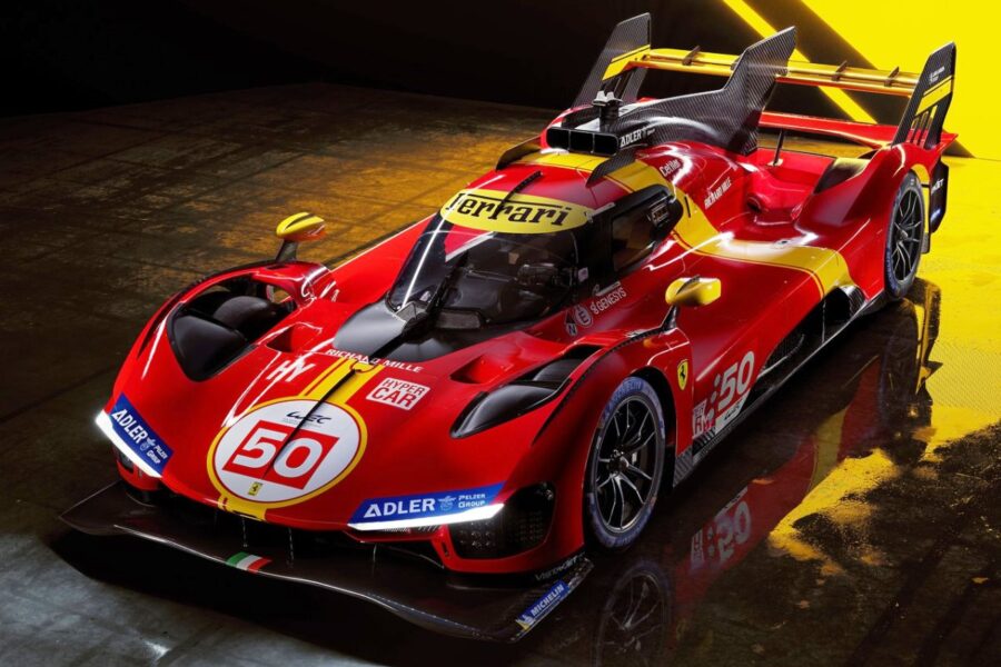 The Ferrari 499P racing car: a real beauty from the world of motorsport
