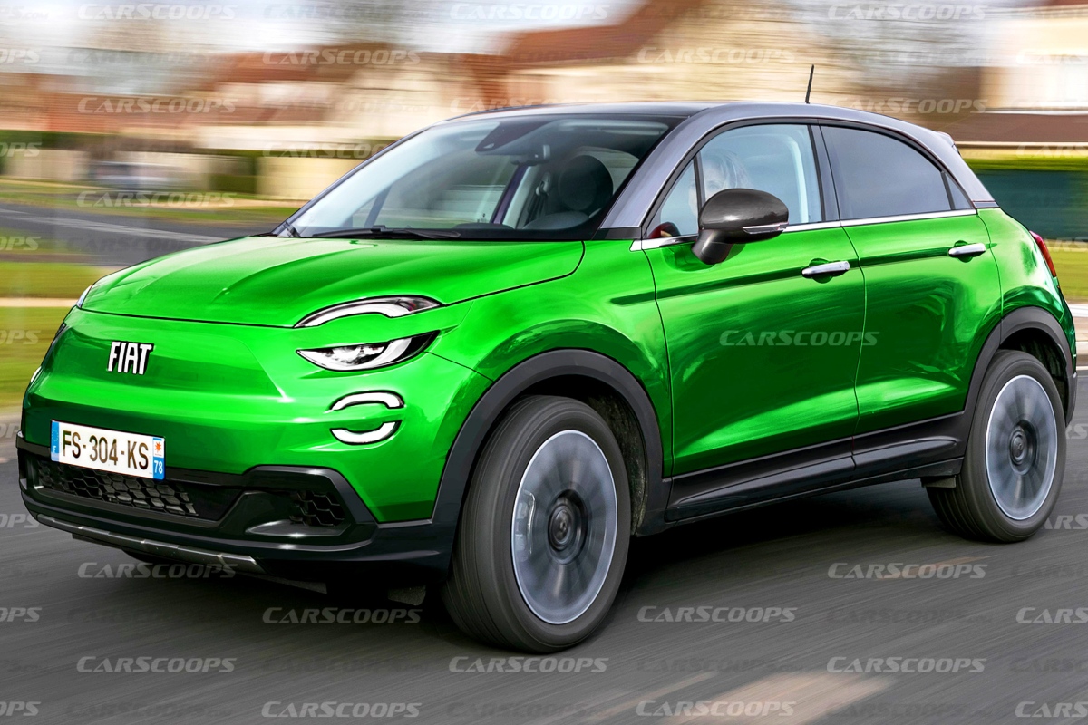 New crossover Fiat 500X: increase in size, French platform, electrification