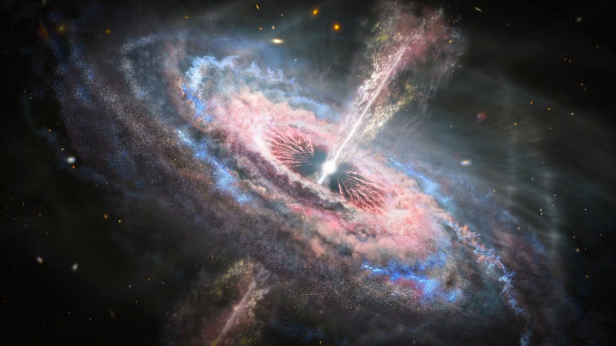 Телескоп Вебба виявив драматичне злиття галактик навколо чорної діри