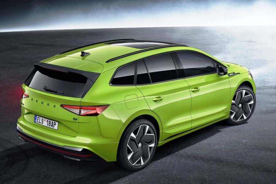The Skoda Enyaq RS iV electric crossover: the most powerful in the family