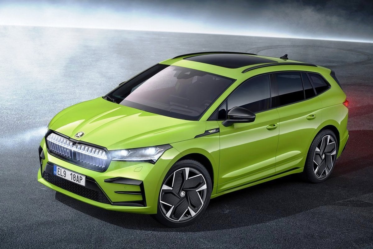 The Skoda Enyaq RS iV electric crossover: the most powerful in the ...