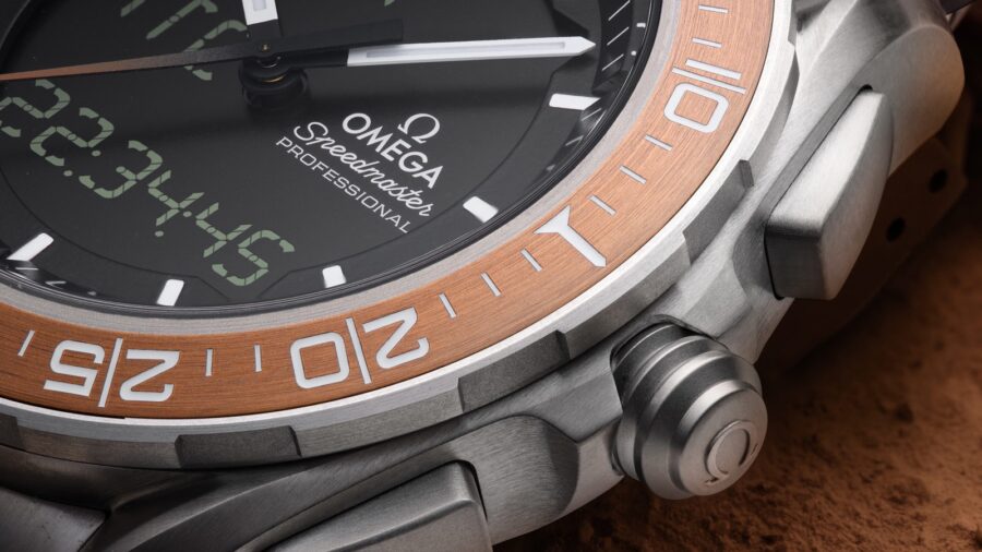 Omega’s Speedmaster X-33 Marstimer shows the time on Earth and Mars