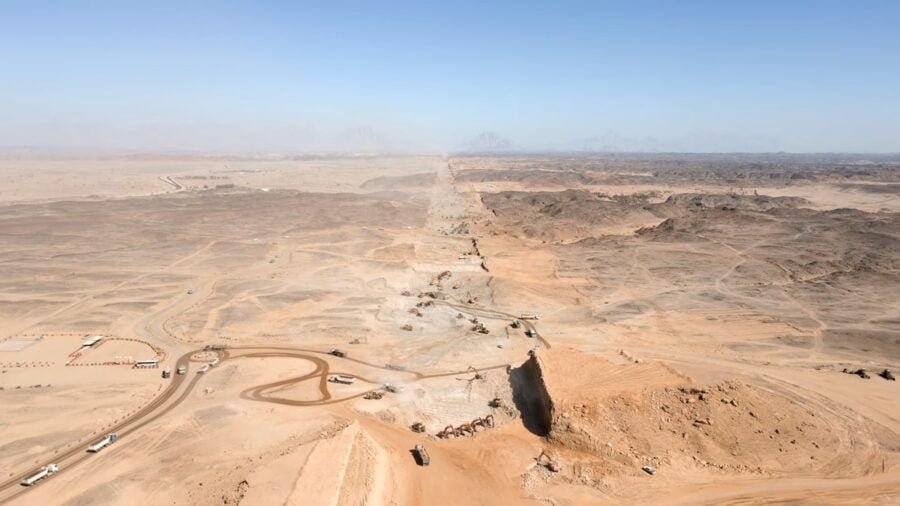 Saudi Arabia is still building The Line – the wall city in the desert