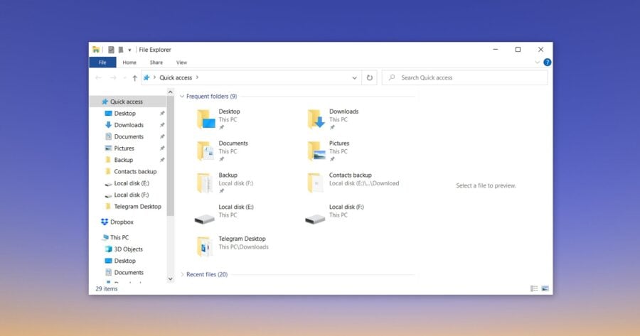How to return File Explorer from Windows 10 to Windows 11