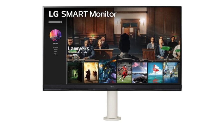 LG представила свій перший “розумний” монітор з webOS – LG 32SQ780S