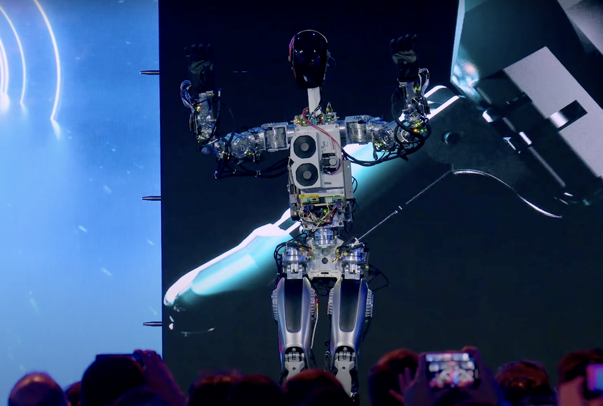 Elon Musk presented a prototype of the Optimus humanoid robot Mezha.Media