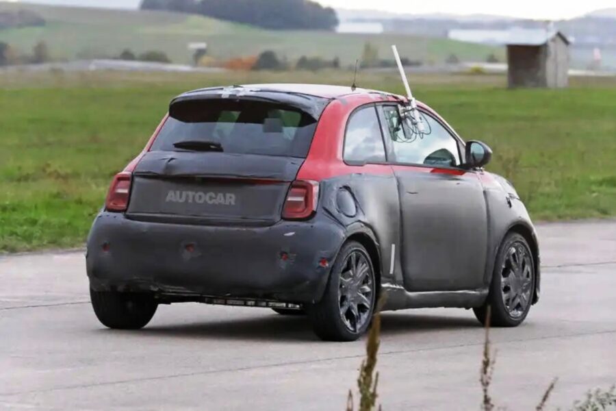 A "hot" version of the new FIAT 500e is being prepared, which will be called Abarth