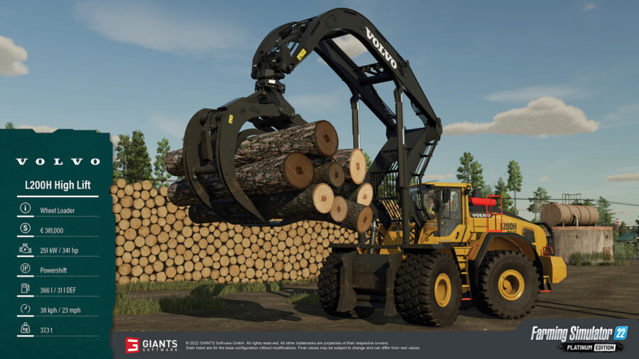 Farming Simulator 22 – Platinum Edition: techno porn for real lumberjacks