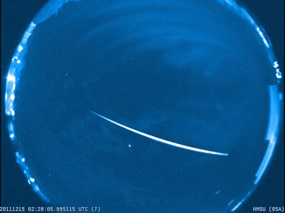 The Geminid meteor shower can already be observed in the sky