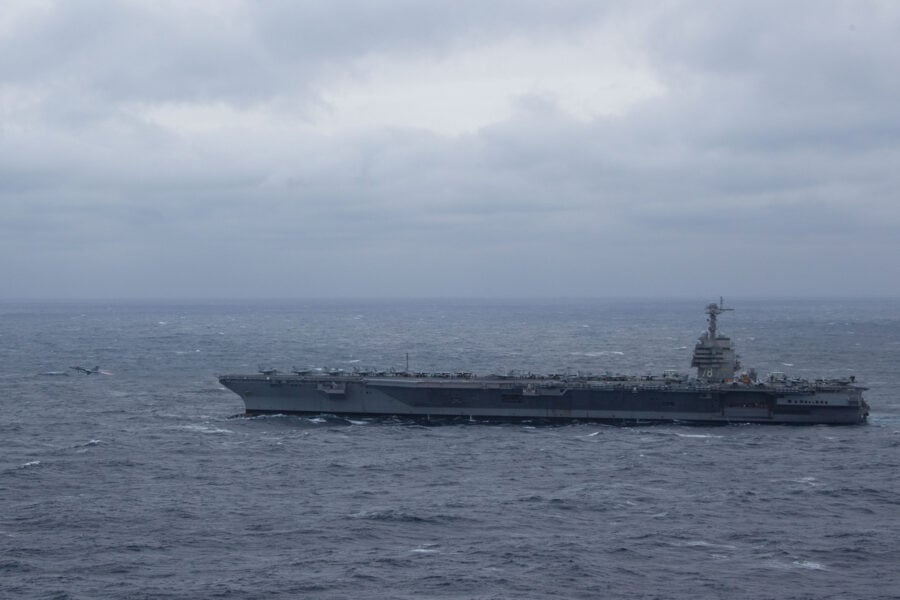The US is deploying a second aircraft carrier strike group in Europe. The flagship of the group is the super aircraft carrier Gerald R. Ford (CVN-78)