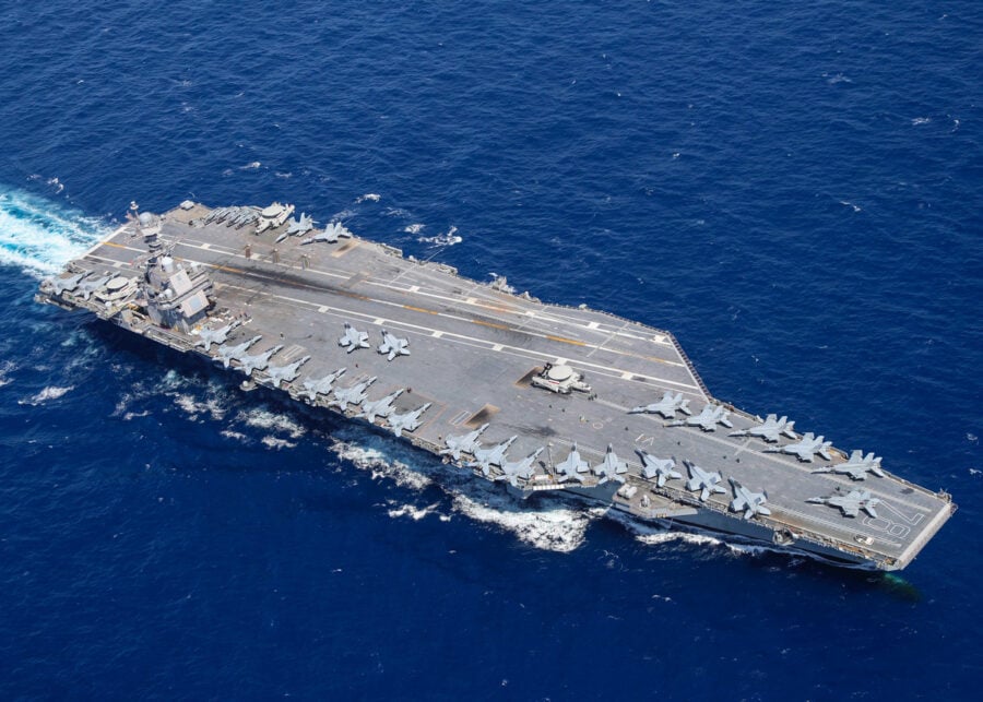 The US is deploying a second aircraft carrier strike group in Europe. The flagship of the group is the super aircraft carrier Gerald R. Ford (CVN-78)