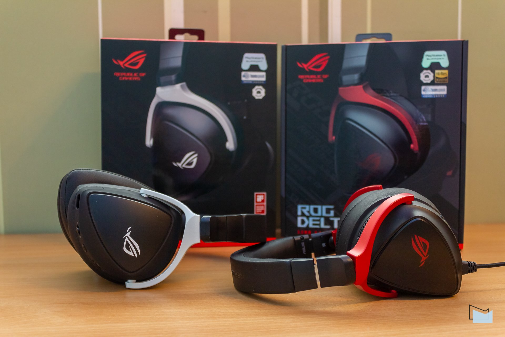 ASUS Republic of Gamers Delta Gaming Headset ROG DELTA WHITE B&H