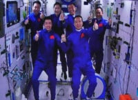 The Chinese Shenzhou-15 spacecraft successfully docked with the Tiangong space station