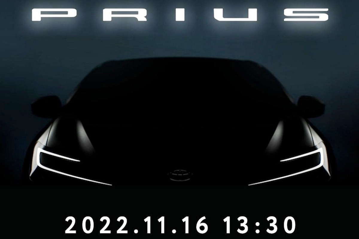 The new Toyota Prius hybrid will debut on November 16