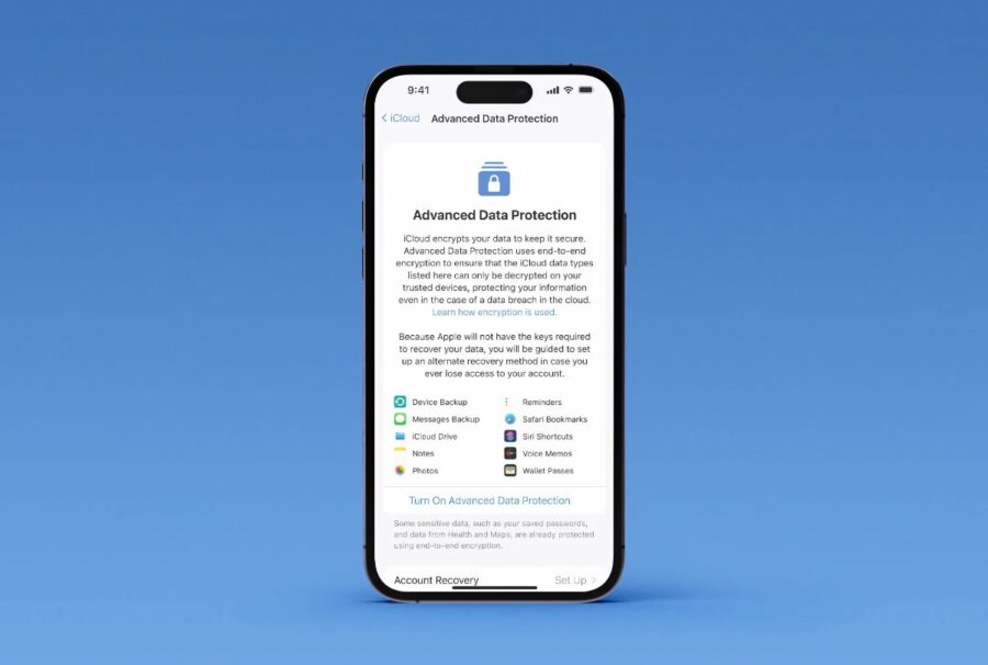 Apple launches Advanced Data Protection that provides end-to-end encryption of information in iCloud