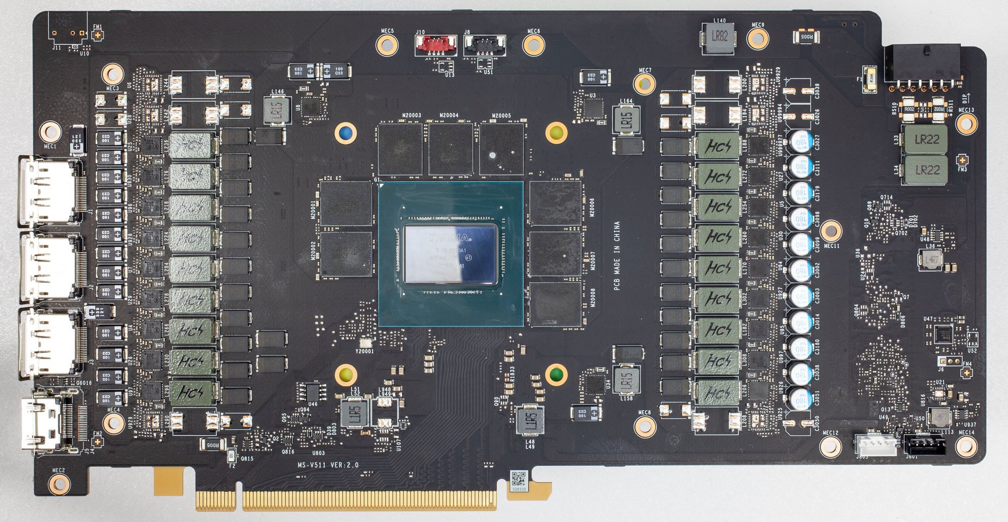 MSI GeForce RTX 4080 16GB SUPRIM X PCB