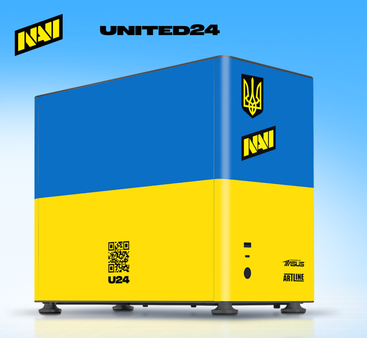 NAVI, ASUS and Artline raise funds to support Ukraine