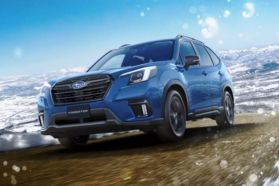 Special version of the Subaru Forester XT-Edition: with a turbo engine and without a display in the cabin