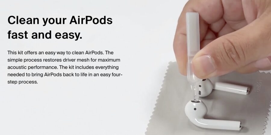 Belkin has released a headset cleaning kit from Apple — AirPods Cleaning Kit