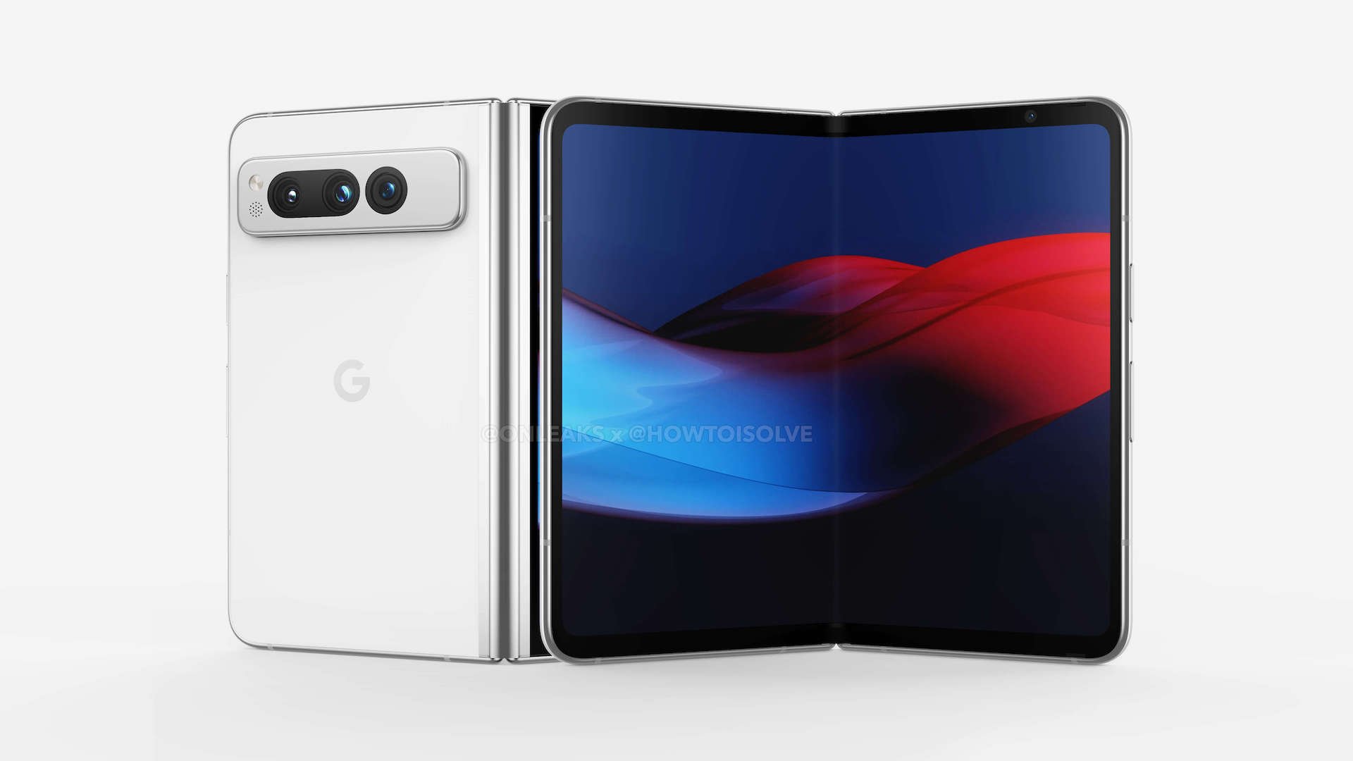 Renders of the foldable Google Pixel Fold smartphone have been found