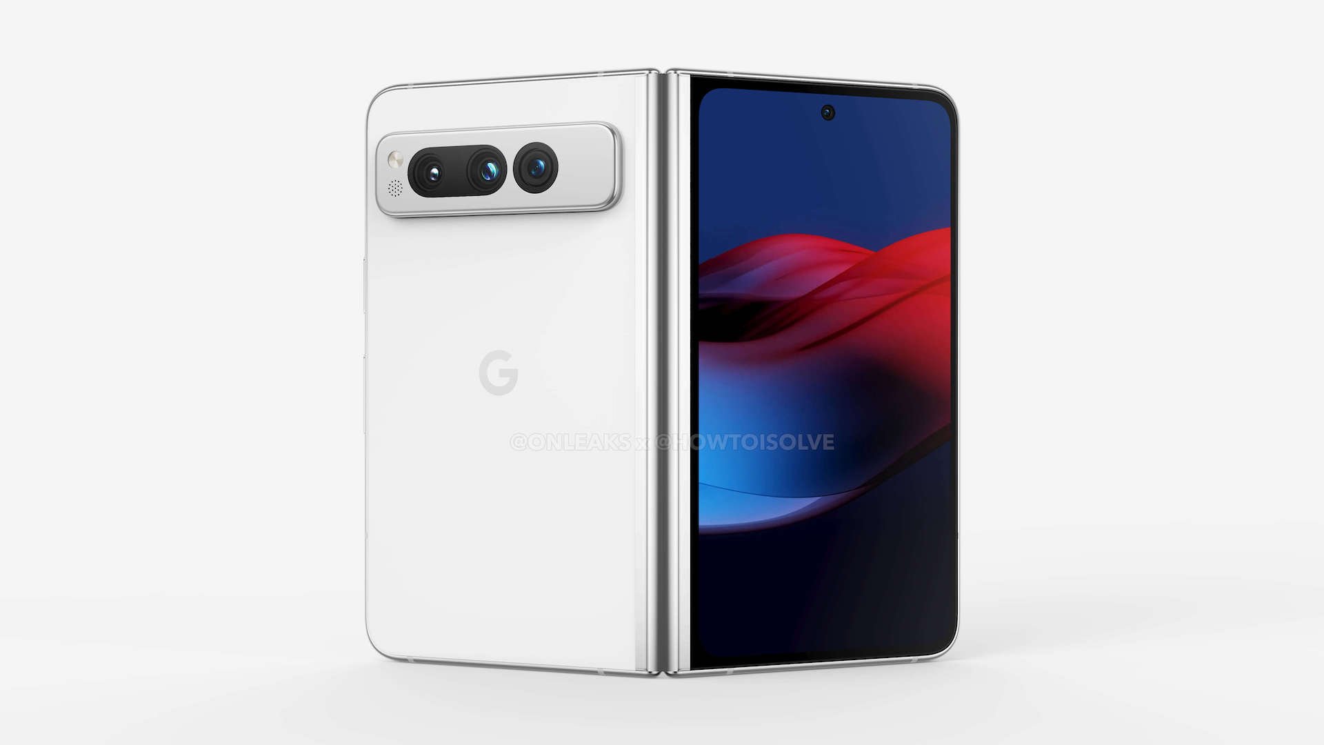 Renders of the foldable Google Pixel Fold smartphone have been found