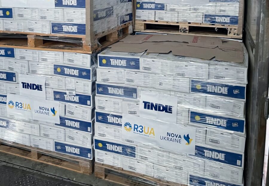 Благодійна організація R3UA доставила в Україну 8 тонн продукції американського харчового стартапу Next Gen Foods