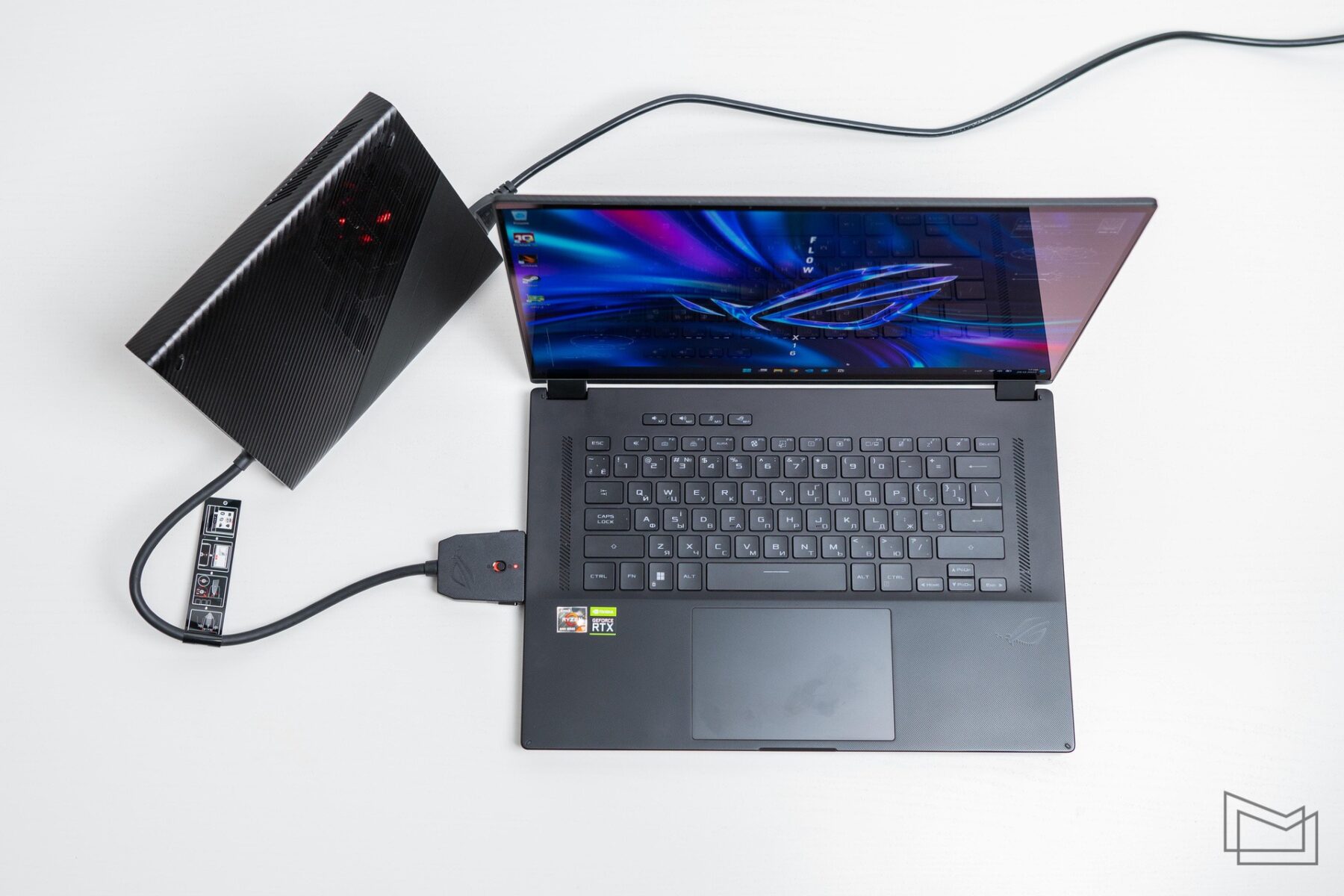 ASUS ROG Flow X16 laptop with ROG XG Mobile docking station review